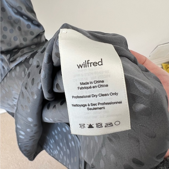 Wilfred Silk Polka dot Midi Dress - Picture 5 of 5